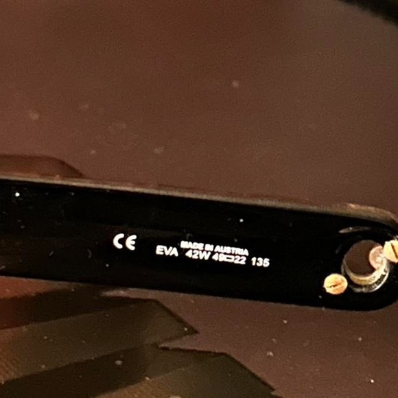 VINTAGE 90S GOLD FRAME CHRISTIAN DIOR EVA SUNGLASSES 42 W - Picture 3 of 5